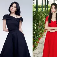 Song Hye Kyo tak pernah gagal tunjukkan pesona anggunnya, meski hanya kenakan simple dress. Intip inspirasnya yuk!