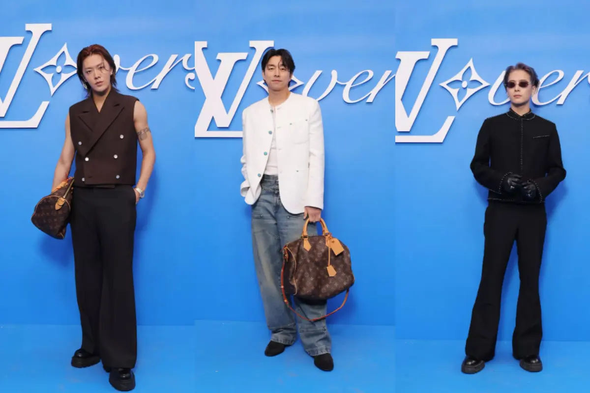 Adu Maskulin Gong Yoo, Jackson Wang, dan Yuta NCT127 di Show Louis Vuitton Men's Spring/Summer 2025, Penuh Visual Mematikan