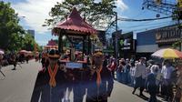 Kirab pusaka Hari Jadi ke-452 Kabupaten Banyumas, Jawa Tengah. (Foto: Liputan6.com/Pemkab Banyumas)