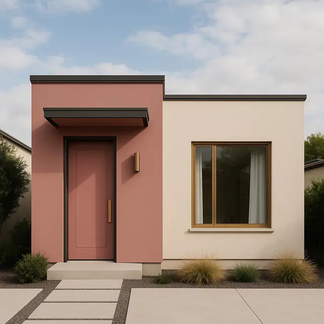 Inspirasi Warna Cat Rumah Minimalis 1 Lantai Tren 2025 (Foto: ChatGPT)