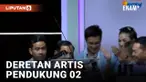 Deretan Artis dan Influencer yang Datang Dukung Prabowo-Gibran di Debat Capres 2024
