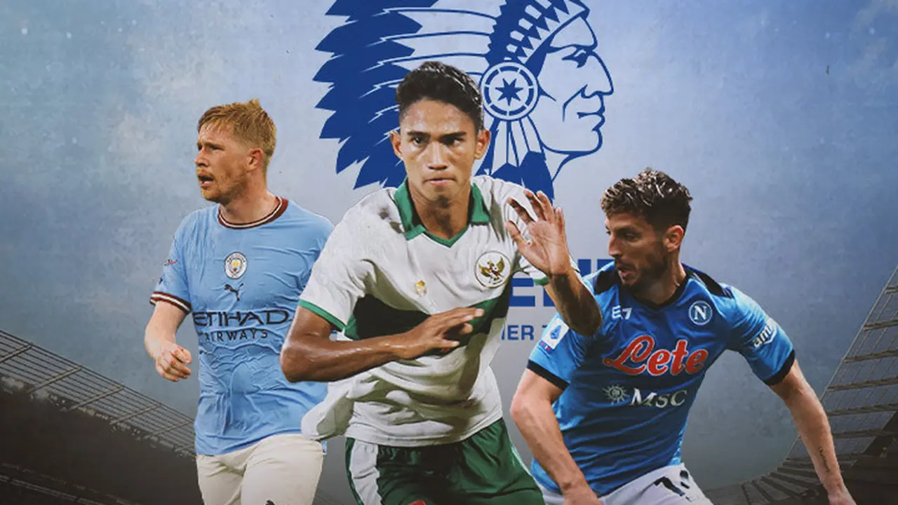 Ilustrasi - KAA Gent dan Marselino Ferdinan tengah diantara Kevin De Bruyne, Dries Mertens