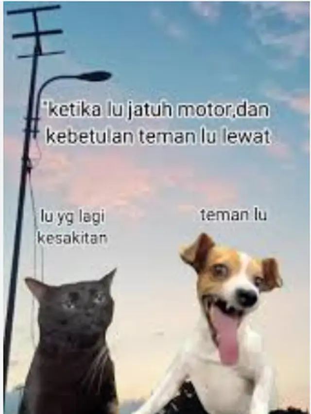 6 Meme Jatuh dari Motor Ini Kocak, Tetap Tersenyum Meski Menahan Sakit