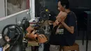 Tegep boots merupakan salah satu produk unggulan sepatu bot kulit buatan tangan Indonesia yang popular dan telah menembus pasar internasional dengan banyak pelanggan setia di Amerika Serikat dan Eropa. (Timur MATAHARI/AFP)