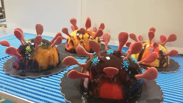 Kue Berbentuk Virus Corona Covid-19