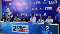 Calon wakil presiden nomor urut 02, Gibran Rakabuming Raka, menyaksikan Fun Futsal di Indonesia Arena, Gelora Bung Karno, Jakarta, Jumat (2/2/2024). (Merdeka.com/Muhammad Genantan Saputra)