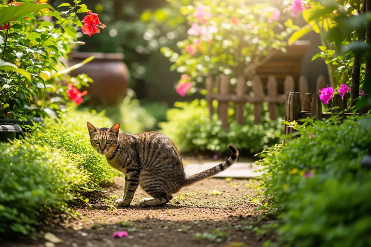 Desain Taman Rumah yang Efektif Mencegah Kucing Liar Berak di Halaman