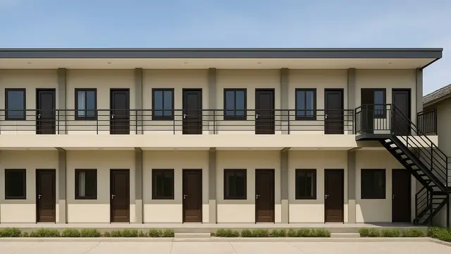 Inspirasi Model Rumah Kos 10 kamar yang Indah Meski Sederhana/via AI