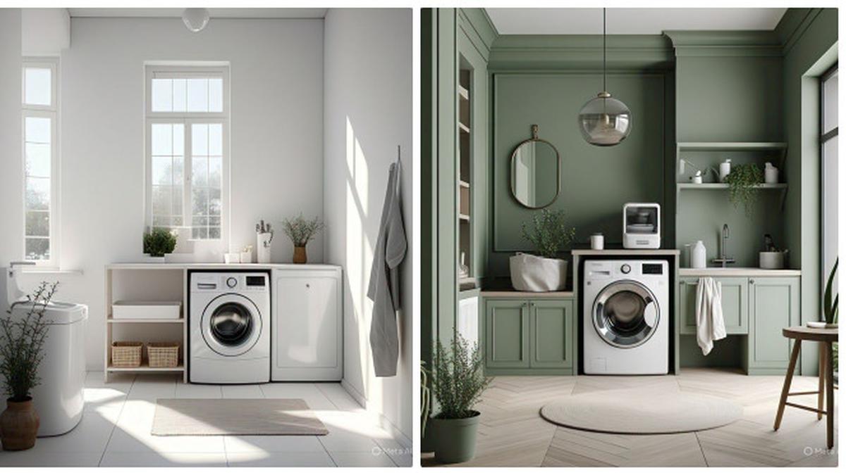 12 Inspirasi Warna Ruang Cuci Pakaian, Interior Menarik Bikin Tak Mudah Bosan