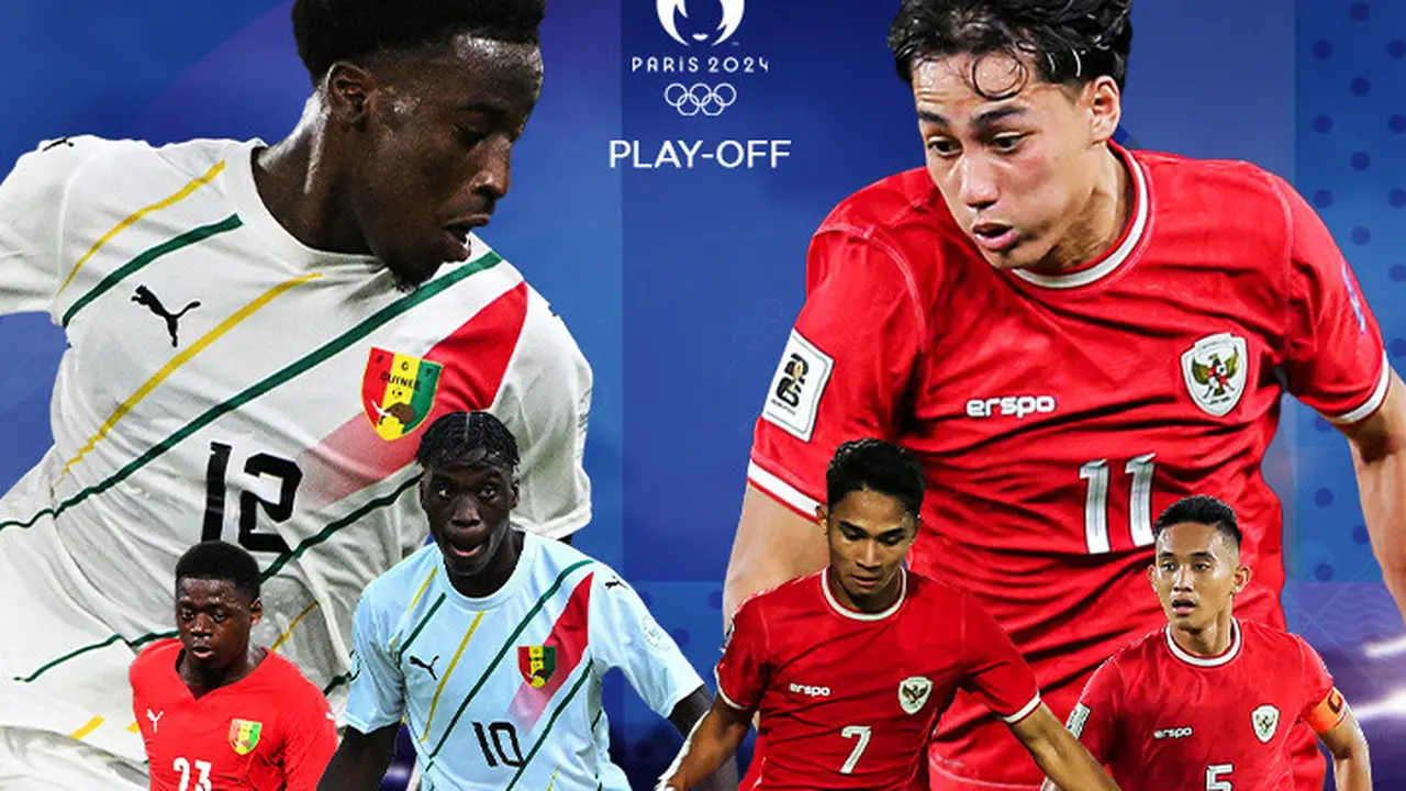 Play-off Olimpide 2024 - Ilustrasi Duel Pertandingan Guinea Vs Timnas Indonesia U-23