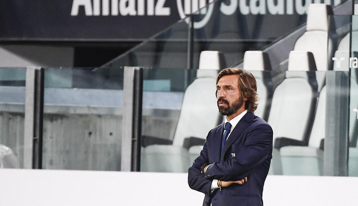 6. Andrea Pirlo (Juventus) - Sementara itu, pelatih anyar Si Nyonya Tua hanya menempati urutan keenam. Pirlo hanya mendapat bayaran 1,8 juta Euro atau setara Rp31,3 miliar per tahun. (Marco Alpozzi/LaPresse via AP)