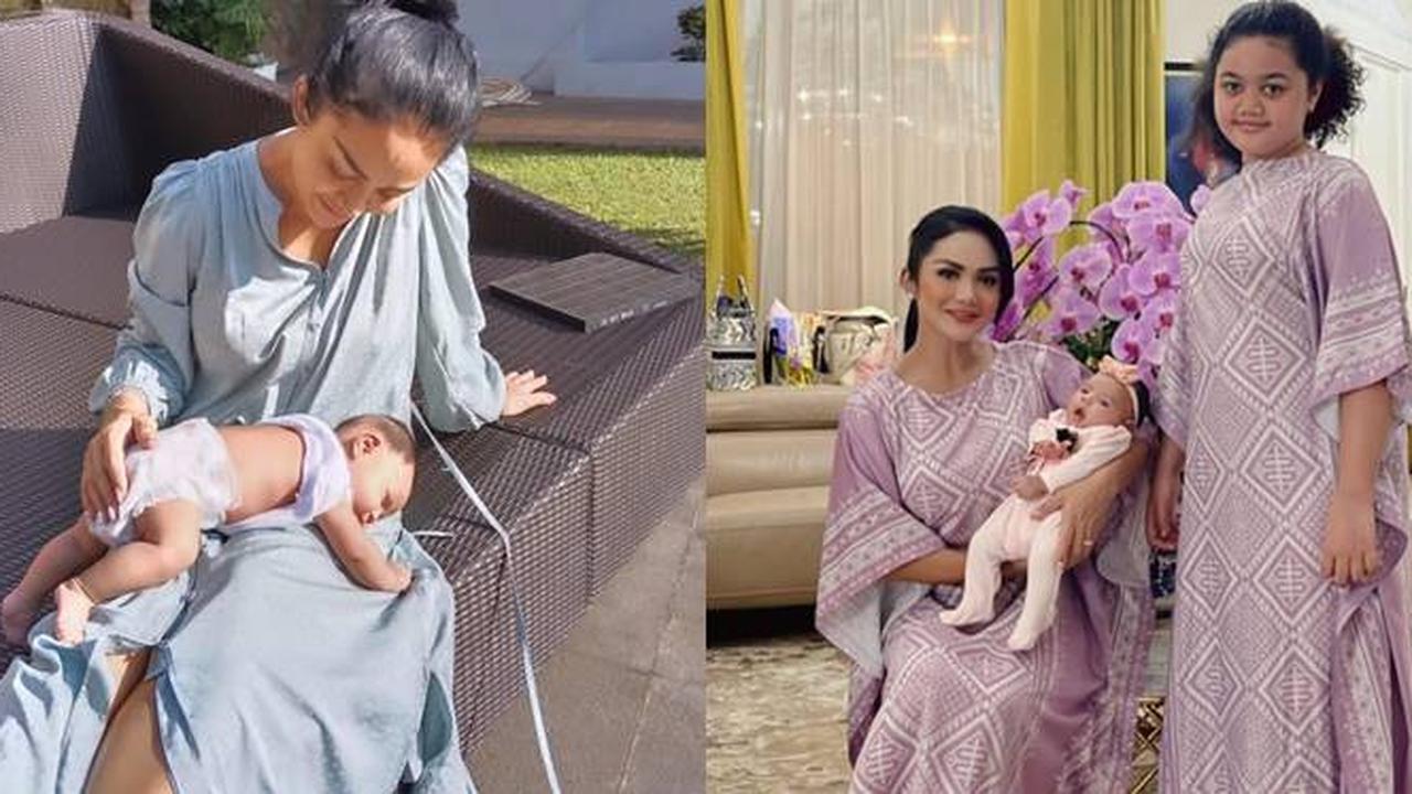 7 Potret Krisdayanti Bersama Cucu, Perdana Menginap di Rumah Nenek