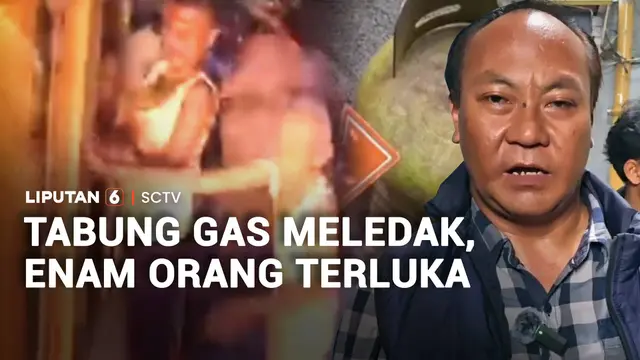 Tabung Gas Meledak, Enam Orang Terluka