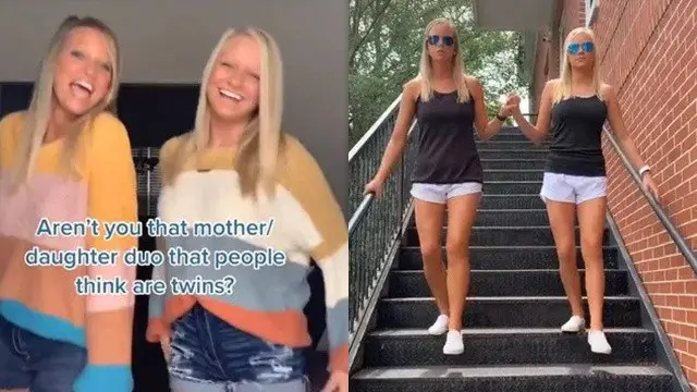 ibu dan anak bagai kembar