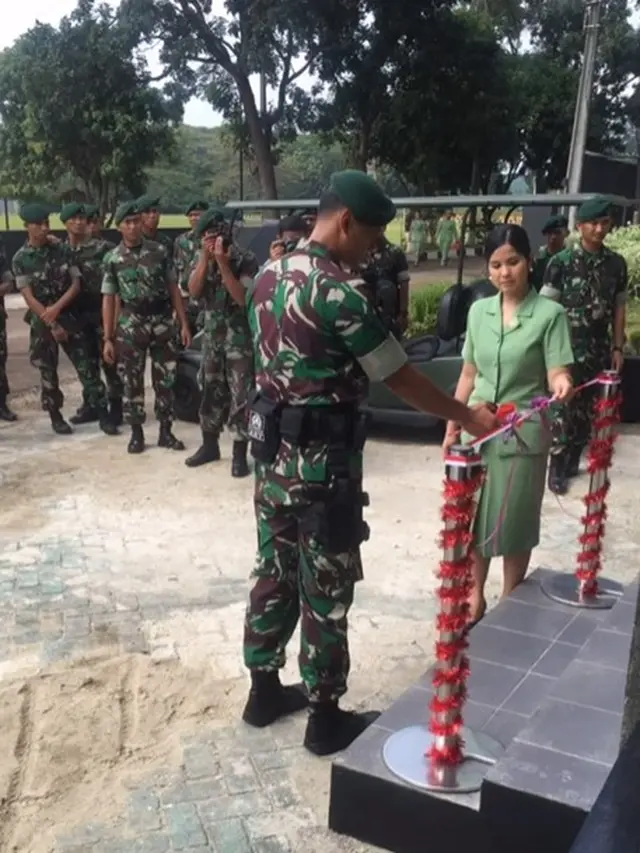 Annisa Pohan saat jadi Ibu Persit (Instagram/annisayudhoyono)