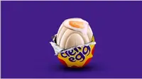 Cadbury mengeluarkan coklat telur putih yang langka bersama dengan hadiah di dalamnya. Credits: Cardbury