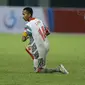 Pemain Martapura FC, Gideon Huwae, saat pertandingan melawan Persis Solo pada laga Liga 2 Indonesia di Stadion Patriot, Bekasi, Kamis, (9/11/2017). Martapura FC menang 1-0 atas Persis Solo. (Bola.com/M Iqbal Ichsan)