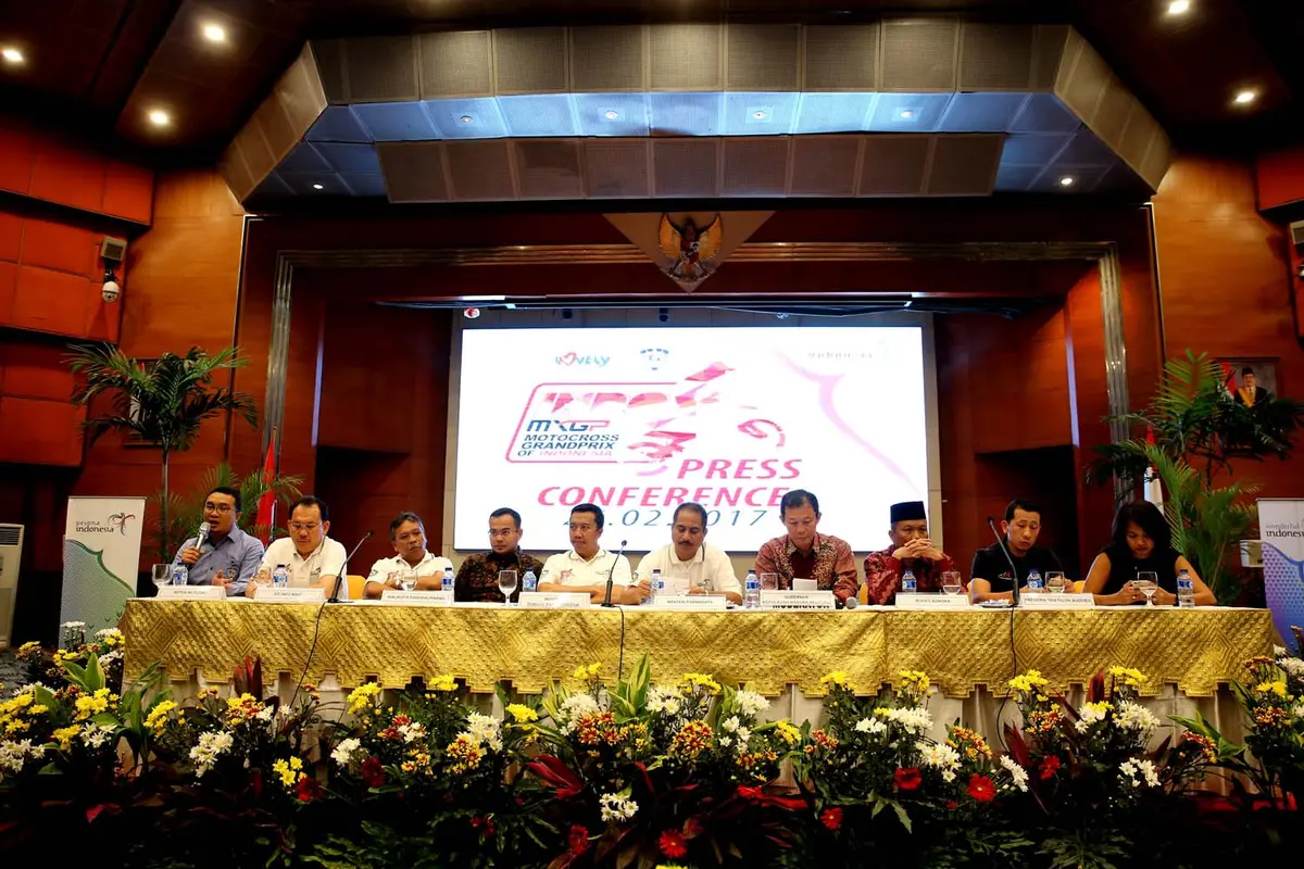 Konferensi Pers INDO MXGP Championship dan Sungailiat Triathlon 2017
