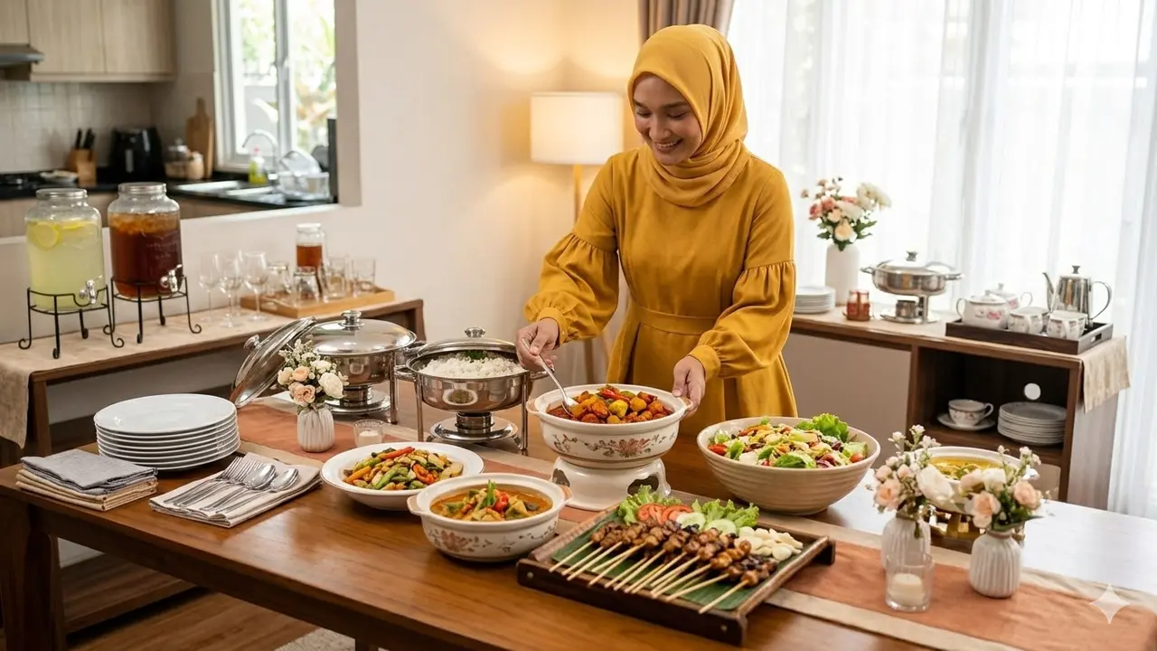 Tips Menata Buffet Makanan Agar Tidak Cepat Habis di Jam Pertama. Gemini