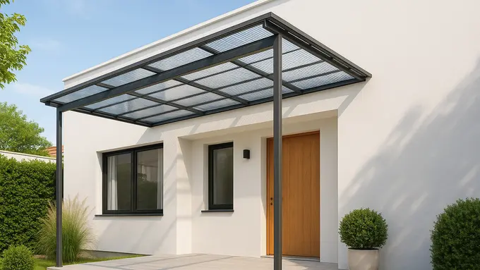 Model Kanopi Teras Depan Rumah/Ilustrasi gambar AI