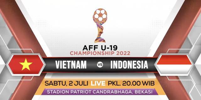 VIDEO: Jangan Lupa Saksikan Laga Timnas Indonesia Vs Vietnam di Piala AFF U-19 2022 Malam ini di Indosiar dan Vidio