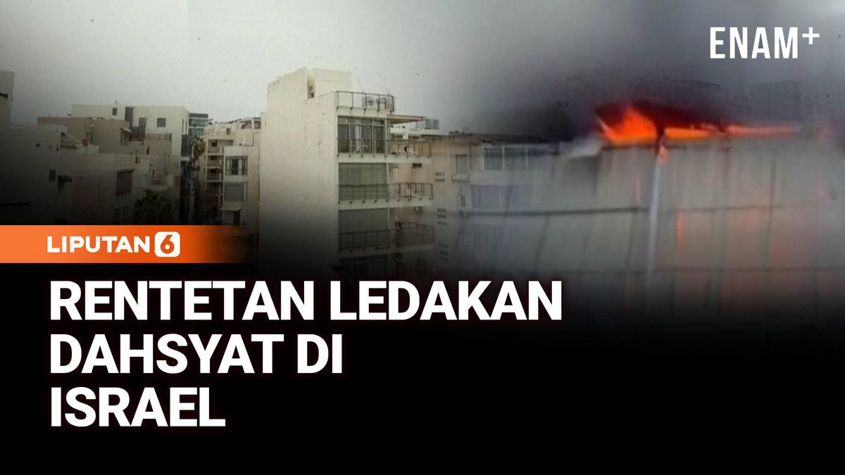 Iran Terus Gempur Israel, Ledakan Dahsyat Terdengar di Tel Aviv