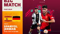 Live Streaming Big Match Piala Dunia 2022 Jerman Vs Spanyol Senin 28 November di Vidio
