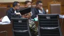 Terdakwa kasus dugaan korupsi kuota haji periode 2023-2024 Yaqut Cholil Qoumas mengikuti sidang di Pengadilan Tipikor, Jakarta, Selasa, 11 Agustus 2026. (KLY/Arie Basuki)
