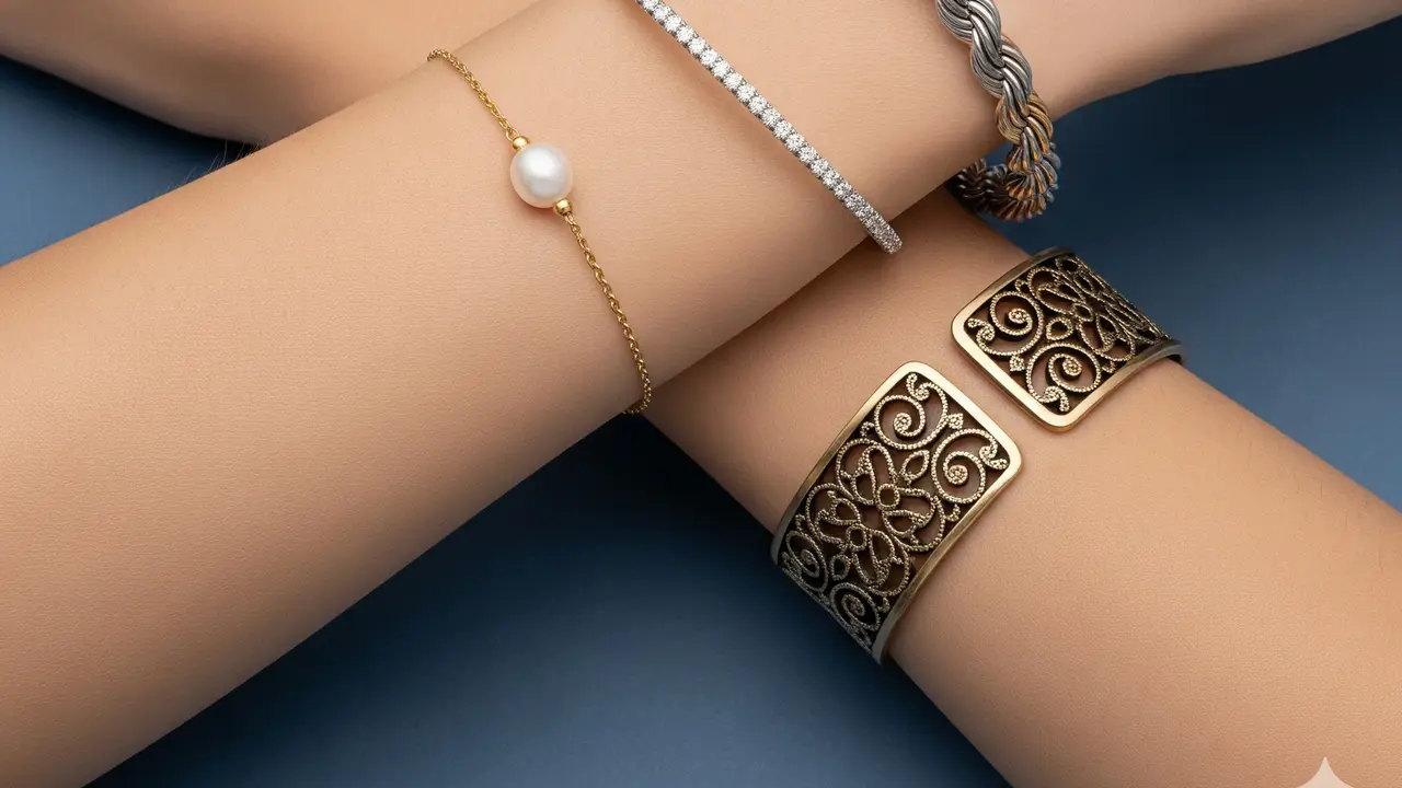 Gelang Emas 22K Cocok untuk Acara Spesial.