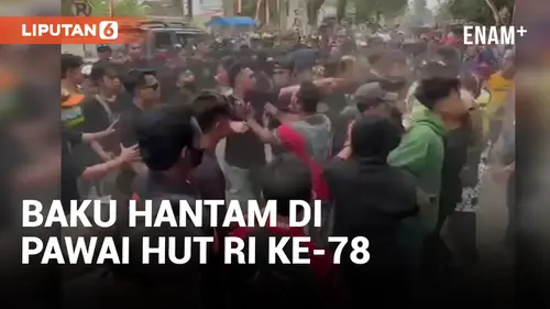 VIDEO: Viral! Pawai HUT RI ke-78 di Bondowoso Rusuh!