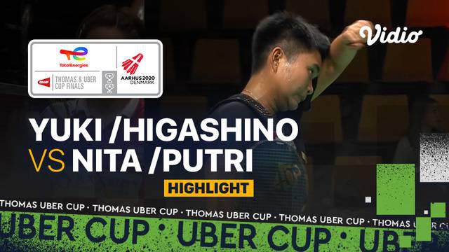 Berita Video, Highlights Pertandingan Piala Uber 2020 antara Indonesia Vs Jepang pada Selasa (12/10/2021)