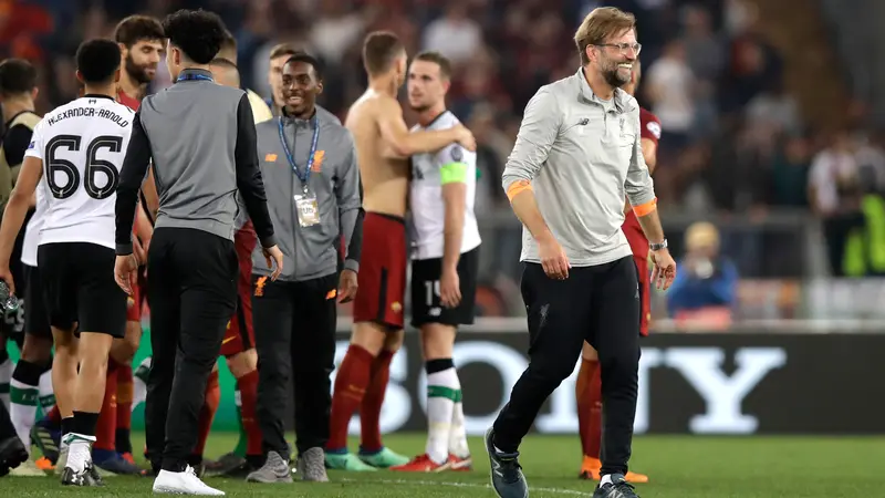 Senyum Lebar Jurgen Klopp Antar Liverpool ke Final Liga Champions