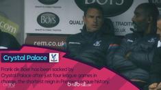 Berita video momen-momen kegagalan Frank de Boer bersama Crystal Palace di Premier League 2017-2018. This video presented by BallBall.