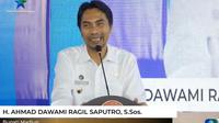 Bupati Madiun Ahmad Dawami Ragil Saputro meresmikan gedung layanan perpustakaan umum daerah Madiun, Rabu (22/02/2023). (Liputan6.com/ Ist)