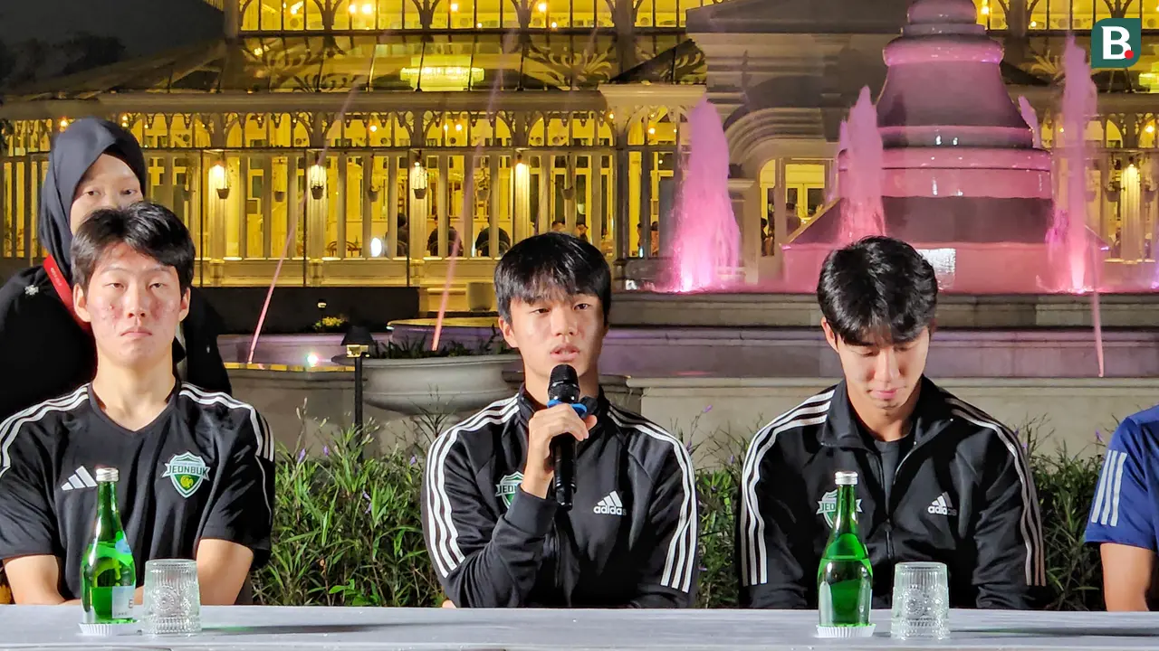 FOTO Pemain Jeonbuk Hyundai Motors