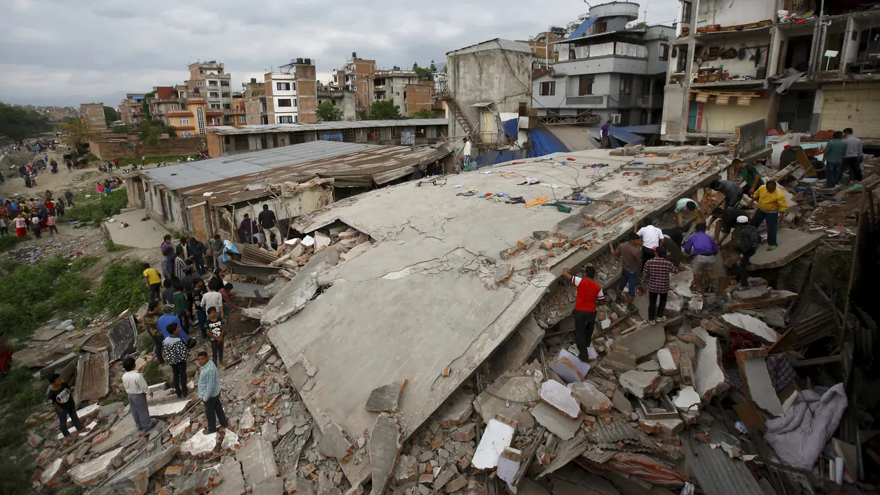 Gempa di Nepal.