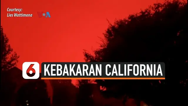 kebakaran california