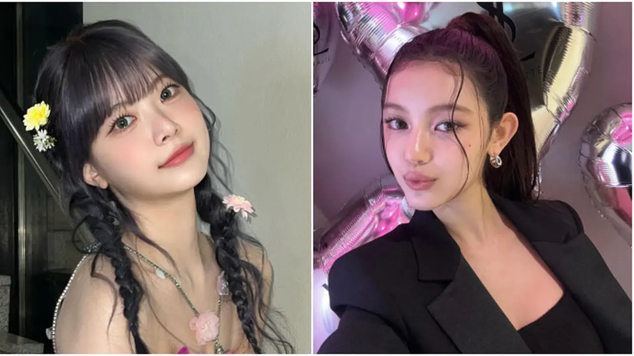 Eunchae LE SSERAFIM dan Danielle NewJeans