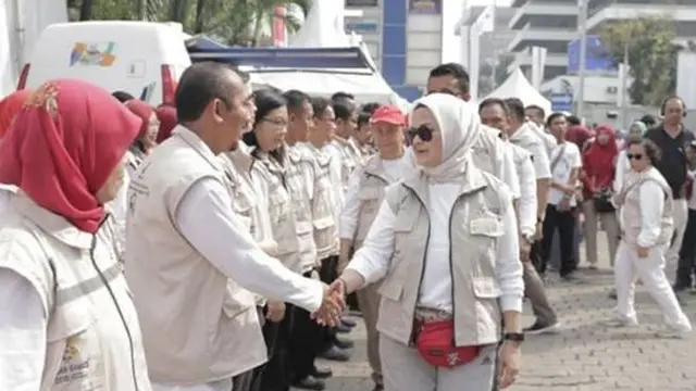Kepala BPOM Penny K. Lukito meninjau kesiapan jelang perhelatan ASIAN Games. (Foto: Instagram BPOM_RI)