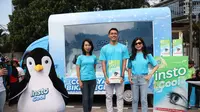 Peluncuran Perdana INSTO Cool Truck di Car Free Day Jakarta bersama Jonatan Christie "Jojo"