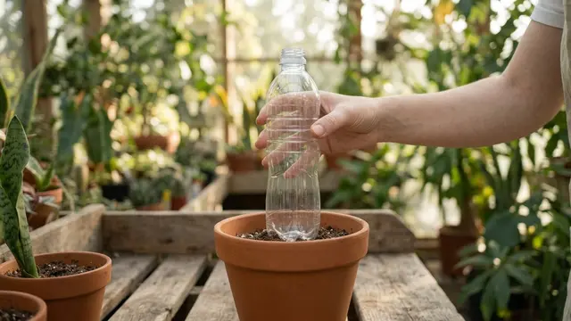 Siapkan Botol Plastik sebagai Cetakan