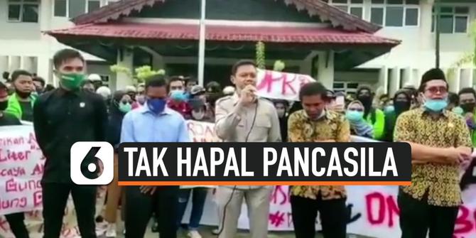 VIDEO: Viral Anggota DPRD Tak Hapal Teks Pancasila