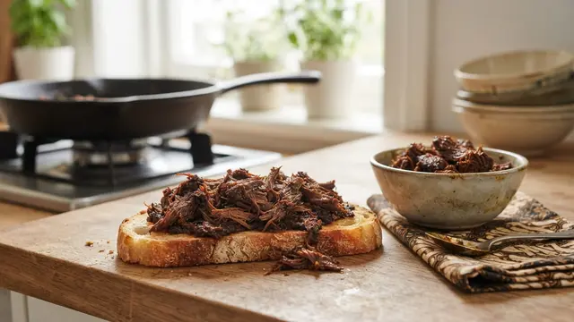 Resep Toast Rendang