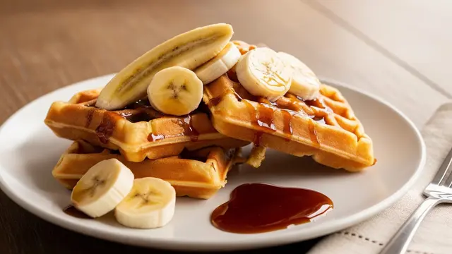 Resep Waffle Pisang dengan Gula Aren, Manis Legit dan Mudah Dibuat