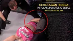 Celine Haga mencekik Amy Montenegro pada ajang tarung bebas UFC. Meski begitu, ia kalah dalam penjurian