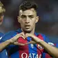 3. Munir El Hadidi, Tottenham berusaha untuk mendatangkan penyerang Barcelona ini ke London. Menurut Daily Mail, Barca akan memasukan klausul pembelian kembali dalam surat perjanjian transfer pemain binaan La Masia itu. (AFP/Jorge Guerrero) 