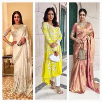 Kepergian Sridevi Kapoor  tentu menjadi luka bagi orang-orang terdekatnya seperti sahabat dan kerabat. Namun sosok cantik Sridevi ini nampaknya takpernah sirna, terlebih dengan balutan sarinya ini.  (Instagram/sridevi.kapoor)