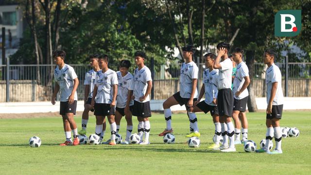 Latihan Timnas Indonesia U-17