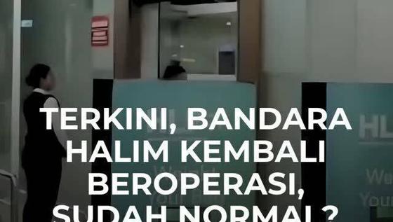Terkini, Bandara Halim Kembali Beroperasi, Sudah Normal?