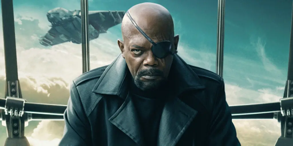 Samuel L. Jackson sebagai Nick Fury. (Via: CinemaBlend)